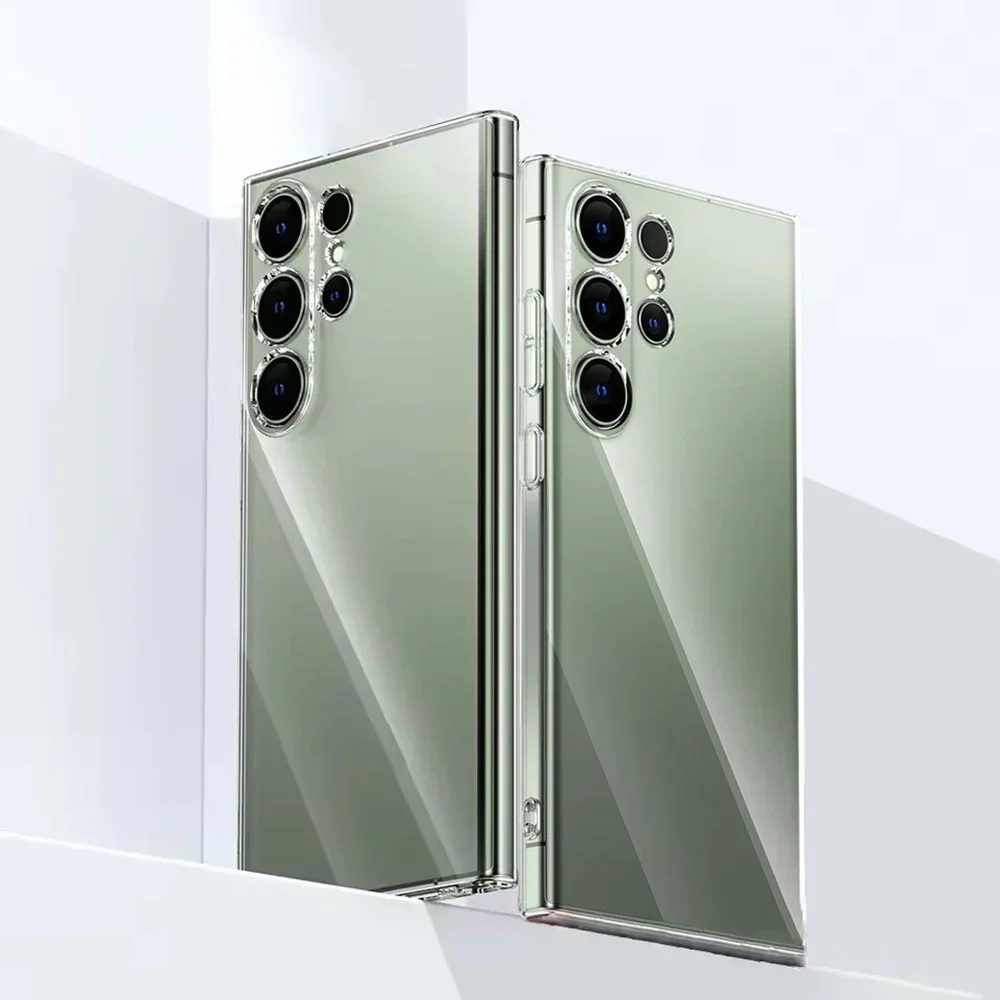 Sleek Transparent Soft TPU Protective Phone Case