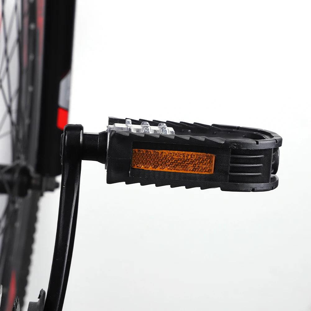 Bicycle Flat Pedals with Safety Reflective Sheet Cycling Sports Pedals Non-Slip Universal Foldable Pedals Bicycle Accessories