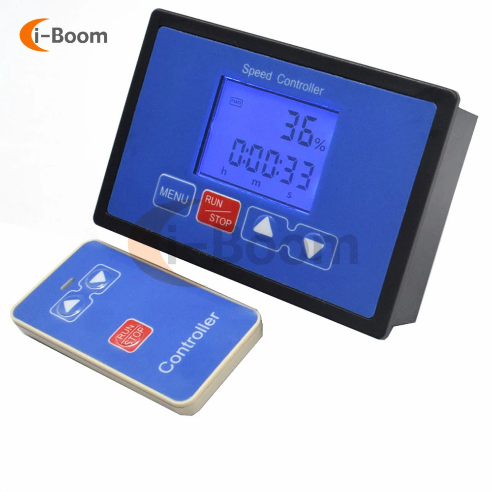 Pwm dc Motor Velocidade Controller Display Digital Lcd 0100 Regulador de Velocidade com Controle Remoto sem Fio dc 6.5v55v 30a Ajustável