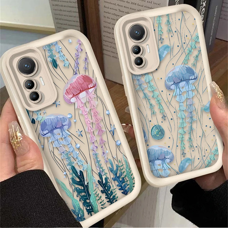 Fashion Pink Jellyfish Phone Case