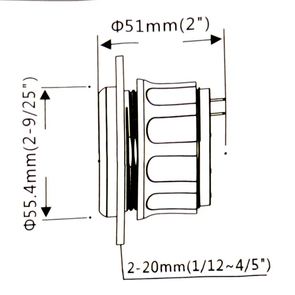 9-32V Electrical Meter 52mm for Caravans Boat Marine Truck