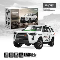 High Performance Simulation Smoking Off Road Remote Control Truck 1:18 4WD Sound LED Lighting Electric Climb RC Truck Car Model 1