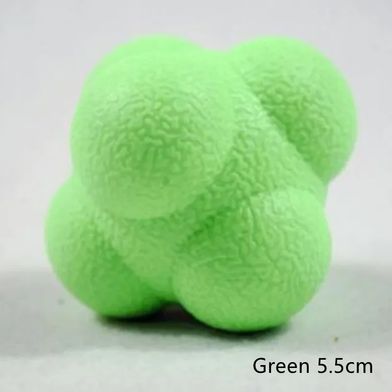 Balle de réaction hexagonale vitesse agilité entraînement Silicone