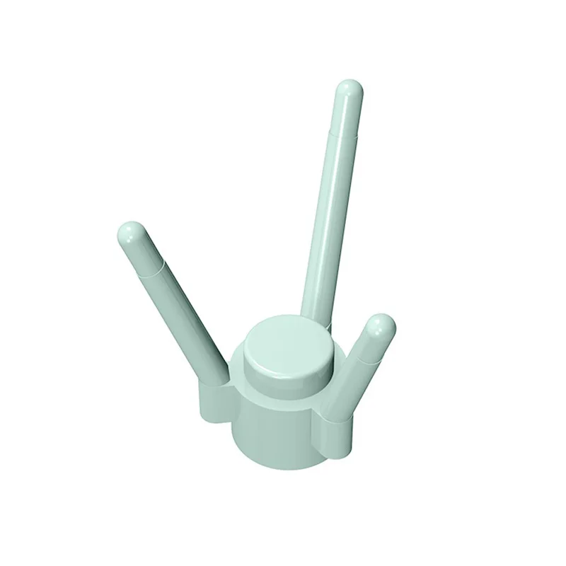 10Pcs Bzb Moc Part 3741 Plant Flower Stem High-Tech Assembly Building Blocks Parti Accessori Compatibili Giocattoli Educativi Per Bambini