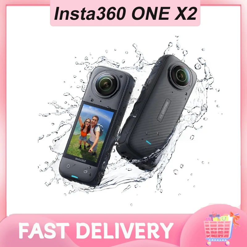 Insta360 ONE X2 Operation Camera Waterproof 4mgo Extreme Professional Motion Camera Stable Flow State Insta360 Go2 Action