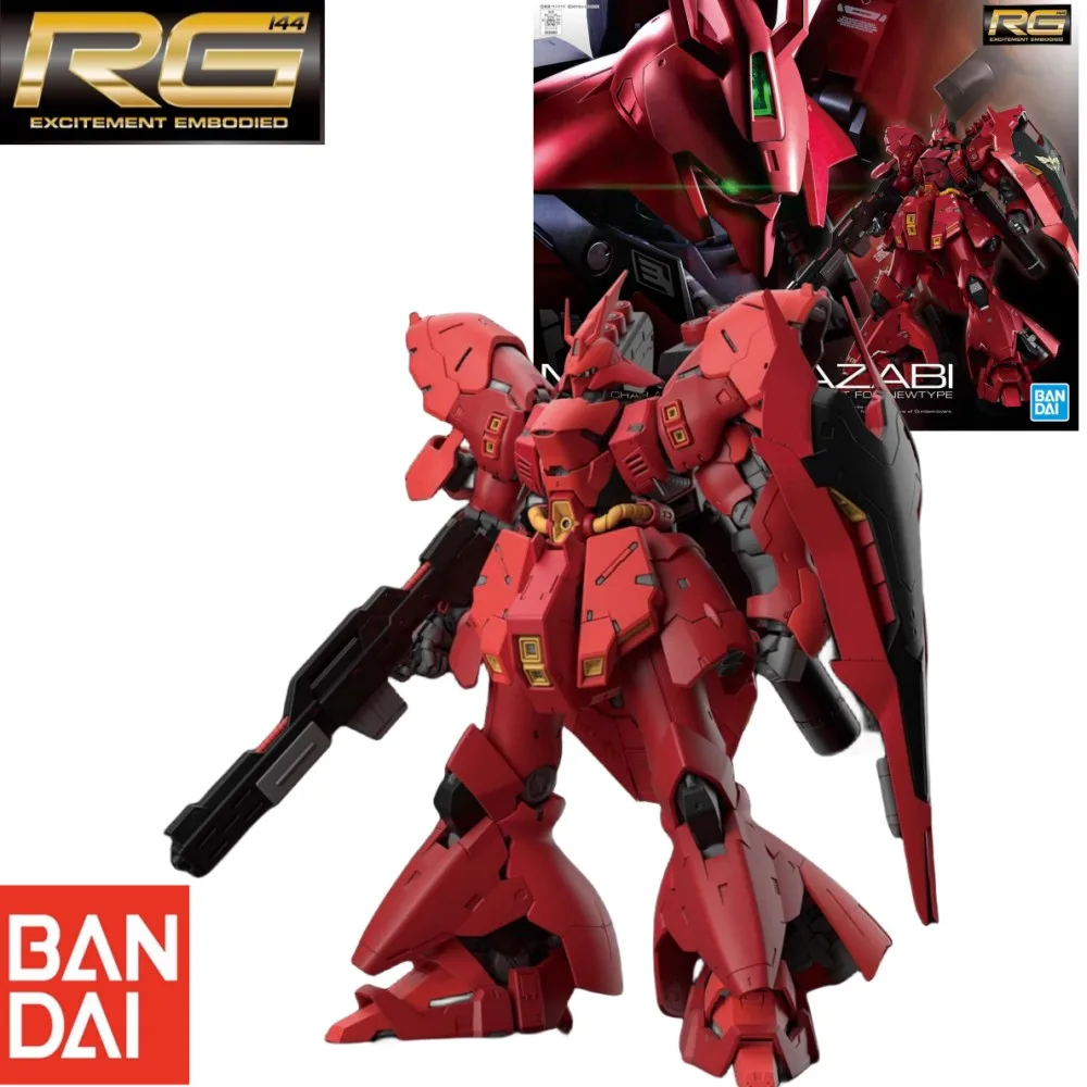 

Bandai Gundam SAZABI MSN-04 RG 1/144 Attack on Titan Anime Counterattack To The Model Game Assembly Action Figures Pvc Toys Gift