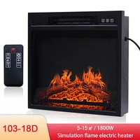 Electric Fireplace Core Fake Decorative Fireplace Simulation Flame Electric Fireplaces with 3d Fire Fake Fireplace Heater 1