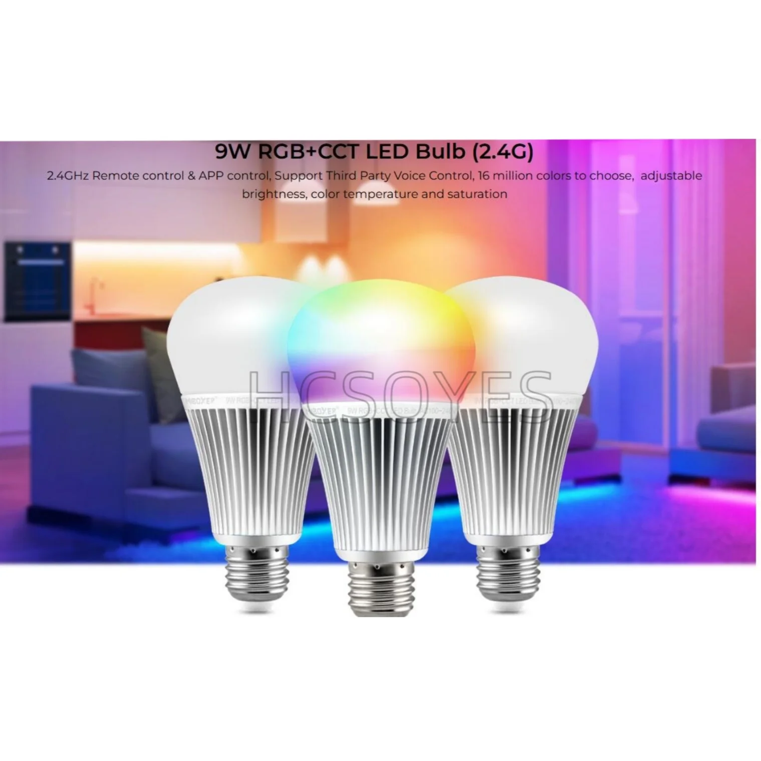 MIBOXER E27 9W LED 전구 DMX512 RGB+CCT FUT012;DMX 512 LED 송신기;2.4GHz FUT092 RGB+CCT 무선 리모컨