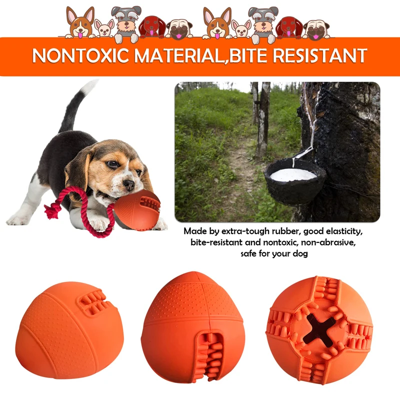 Benepaw Durable Dog Chew Toys Interactive Treat Dispenser For Boredom Stimulating  Pet Enrichment Toy For Medium Large Dogs - AliExpress