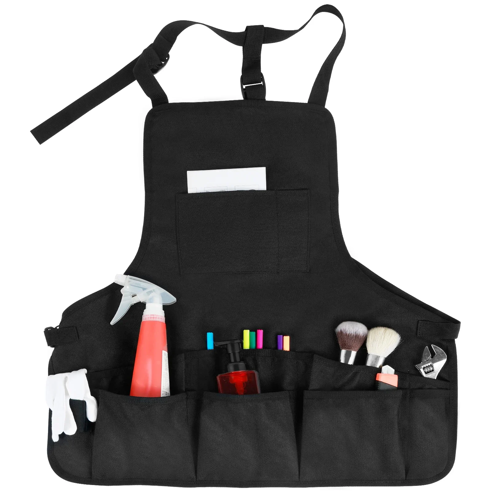 

Multi-pocket Tool Apron Organizer Bag Waterproof 600D Oxford Cloth House Cleaning Apron with Tool Pockets Dual Shoulder Straps가방