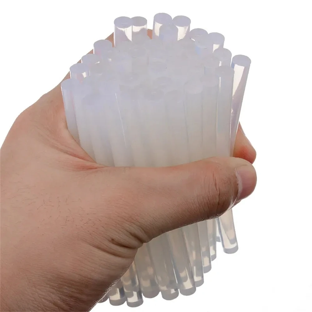 11mm x 100mm 핫멜트 건 접착제 스틱 도구 전기 접착제 총 도구에 대한 투명 공예 수리 합금 DIY 도구 액세서리