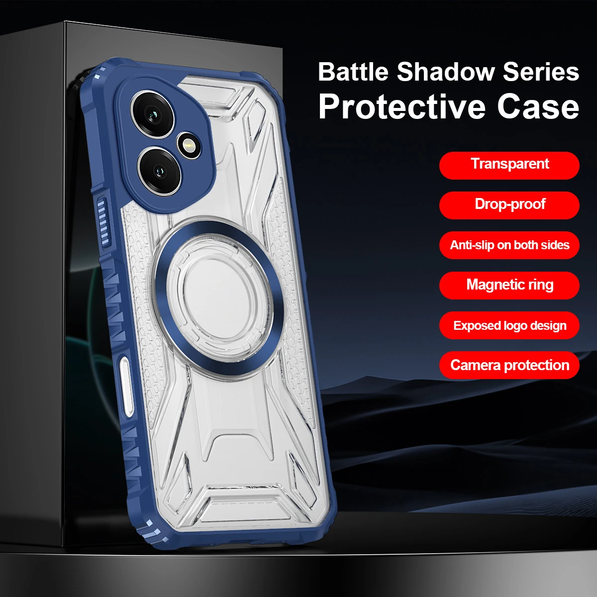 Luxury Magnetic Shockproof Armor Case with Magsafe Compatibility