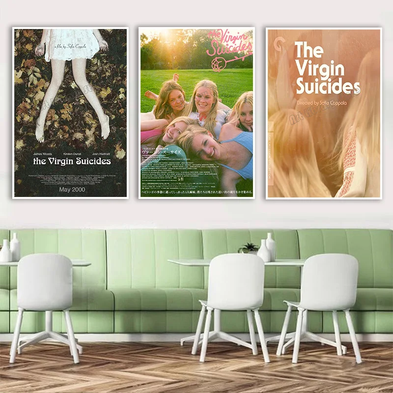 Description Picture 3 of itemClassic Sofia Coppola Movie The Virgin Suicides Film Poster Canvas Painting And Print Wall Art Picture For Home Room Decor Gifts