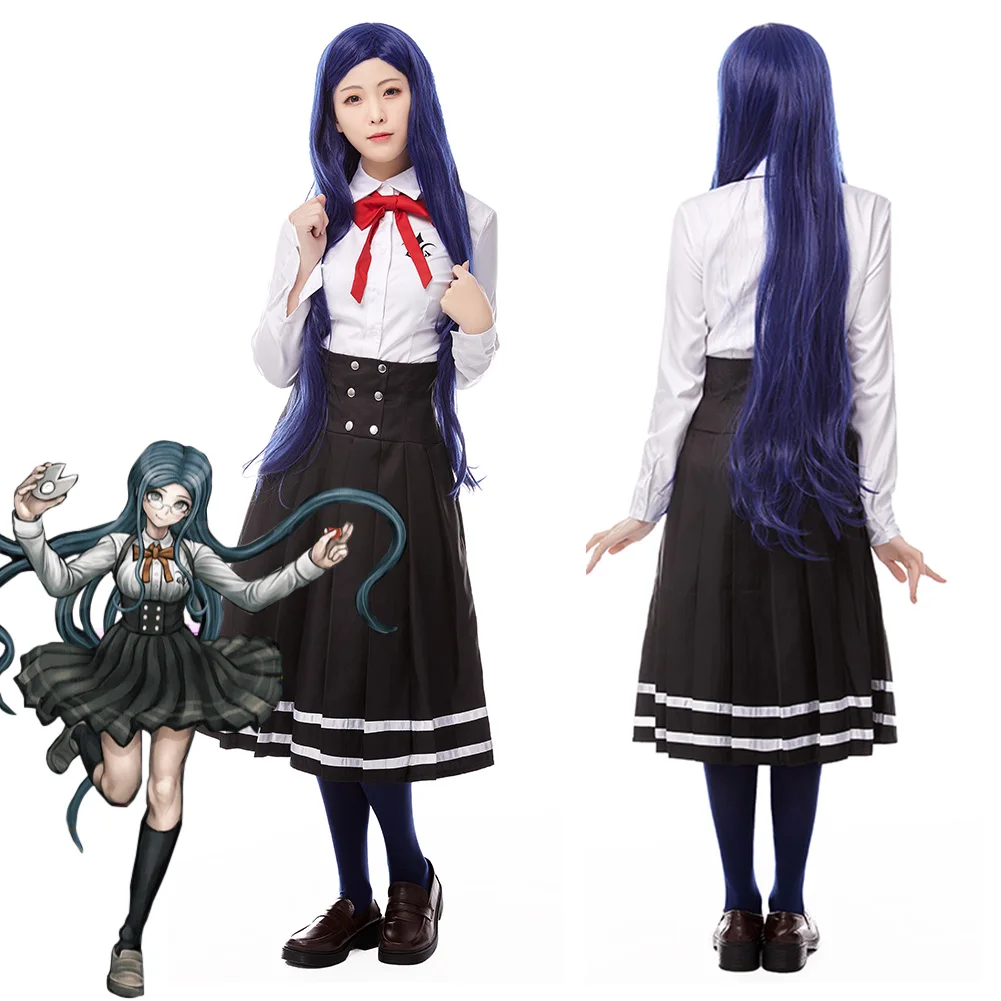 

Anime Danganronpa V3 Shirogane Tsumugi Cosplay Costume JK Uniform Lolita Dress Girls Women Halloween Carnival Disguise Suit