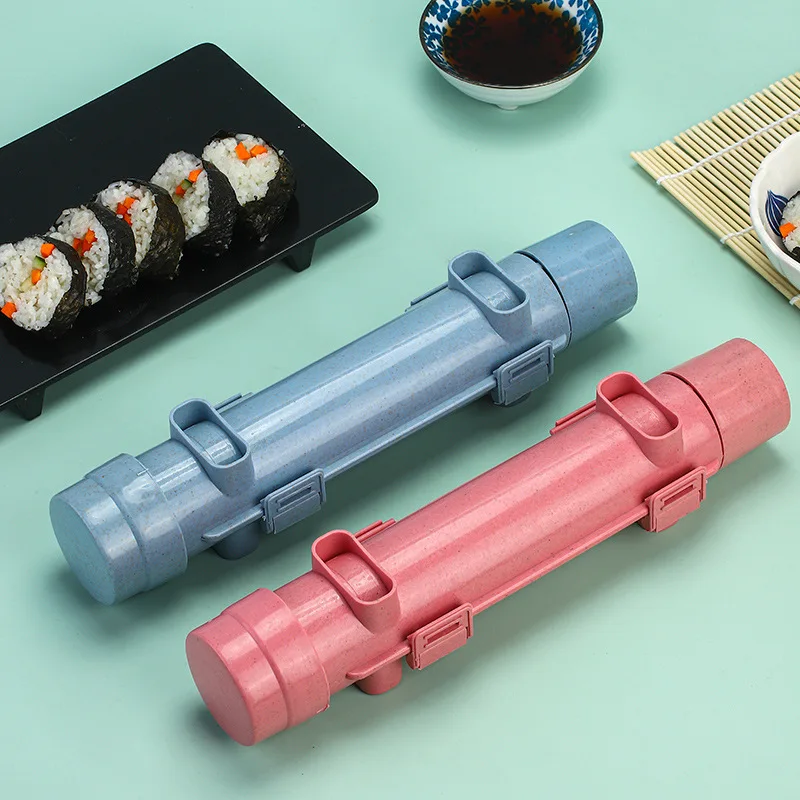 Japanese Food Sushi Maker Roller Rice Ball Mold Meat Rolling Gadget DIY  Cylinder Sushi Making Machine Kitchen Bento Accessories - AliExpress