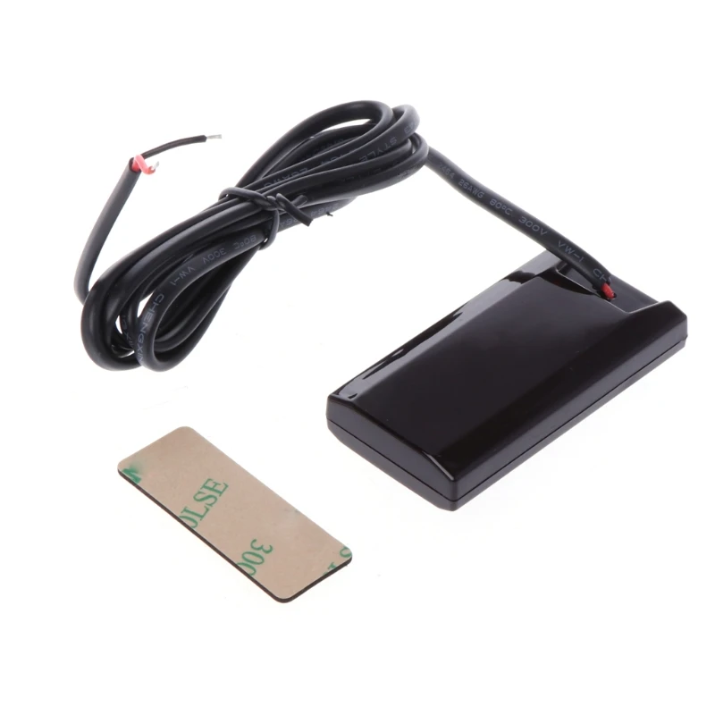 

090E Цифровой вольтметр Светодиодный цифровой дисплей Круговой вольтметр Автомобильный вольтметр 8-16 В