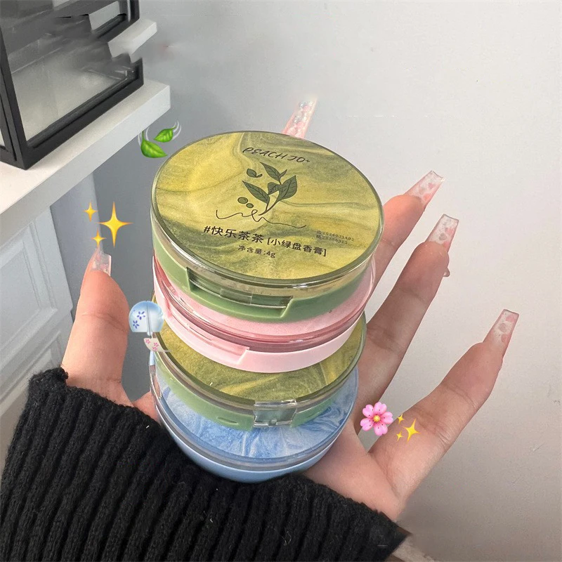 Perfume Plant Solid Balm for Men and Women Portable Solid Balm Tea Fragrance Mild Long Lasting Body Aroma Deodorants solid perfume essential oil balm essential oil perfume