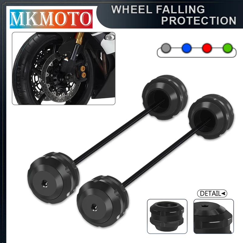 

Hot Sales For YAMAHA FZ1N FZ1S FZ6N FZ1 FZ6 Fazer Motorcycle Front & Rear Axle Fork Crash Slider Wheel Hub Protector Cap fz1 fz6