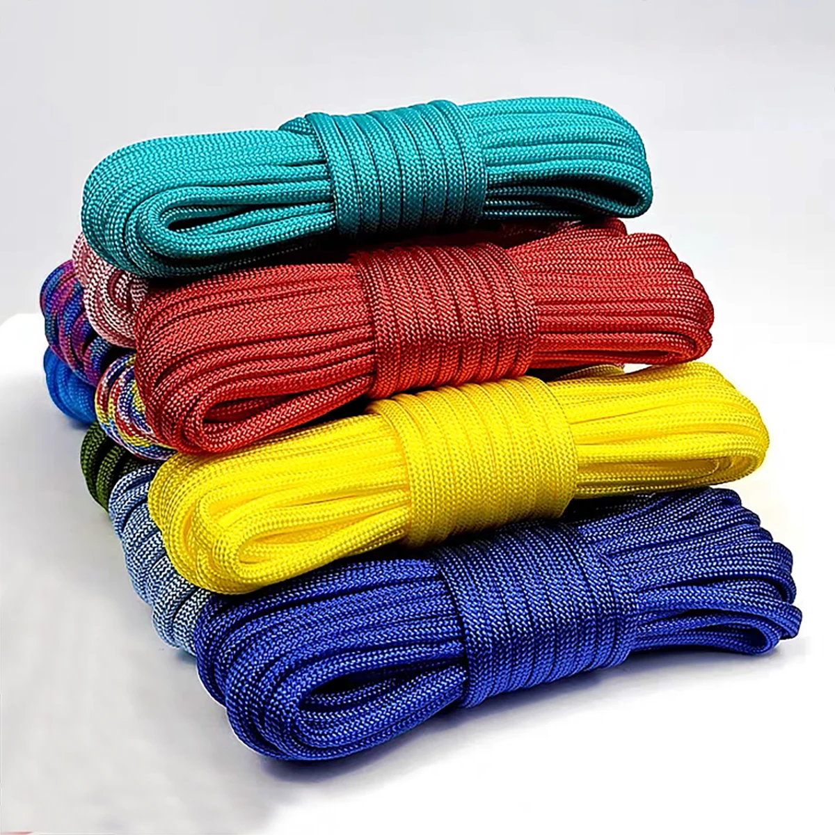 Nylon cord nylon rope 5-30M Handmade 4mm Thick Braided 7 Strand Nylon Cord Lanyards Strong and Durable Line For Outdoor Rope Making Bracelet Keychain