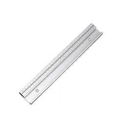 Riel de conducto para carpintería, aleación de aluminio, 45 tipos, t-track con ranura de escala, inglete de 30-50cm, ranura para mesa DIY