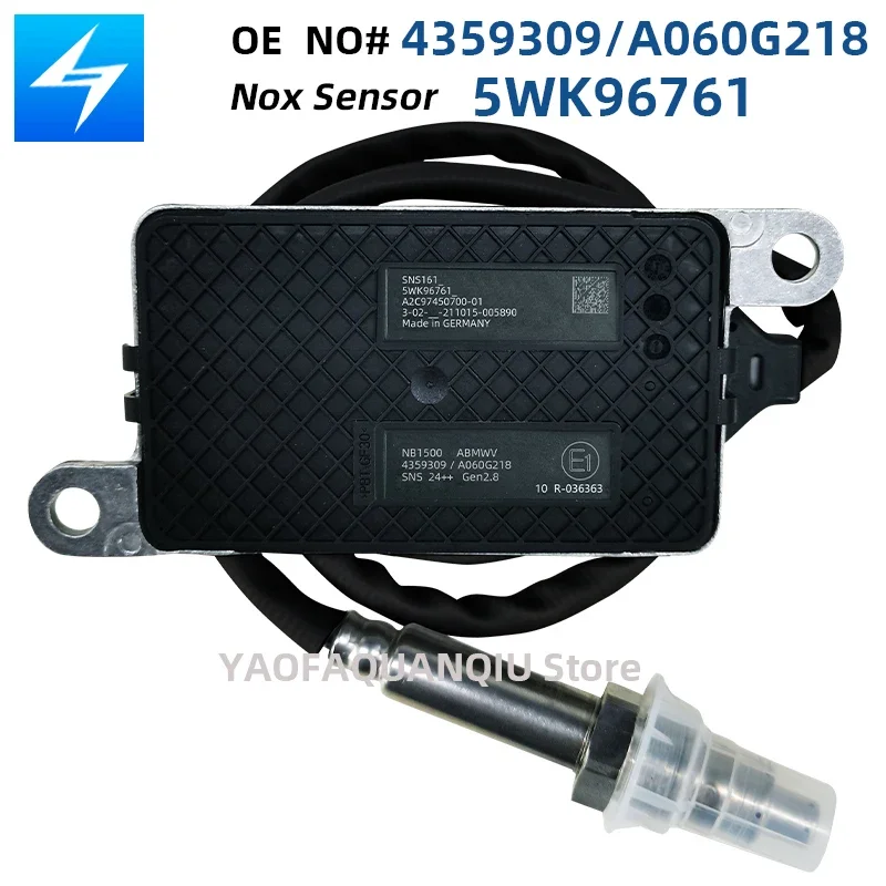 

5WK96761 4359309 A06G218 Outlet Nitrogen Oxide NOx Sensor For CUMMINS Engine Truck Spare Parts 24V