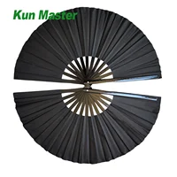 Tai Chi Double Fan Left And Right Fan  High Quality 34cm Kun Master Tai Chi Kung Fu Fan  Multiple Colour  Free Shipping 1