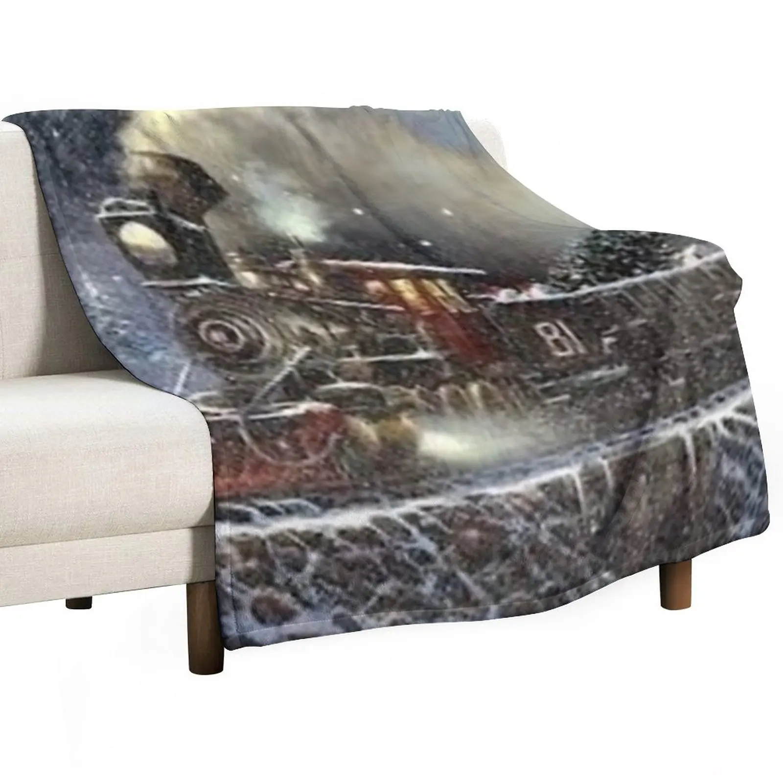 

CHRISTMAS TRAIN 81 Throw Blanket Custom Blanket Soft Plush Plaid Blanket Sofa