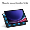 HUWEI Magnetic Case For Samsung Galaxy Tab S9 FE S7 S8 Plus S9FE S7FE S9+ S8+ S8 S9 Ultra Talbet Stand Smart Shell Cover Cases 6