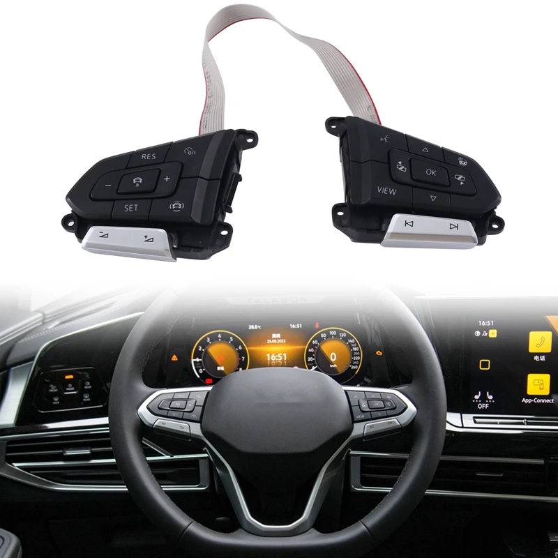 

30D959442D Car Multi-Function Steering Wheel Button Without ACC For VW Passat B8 Troc 30D 959 442 D