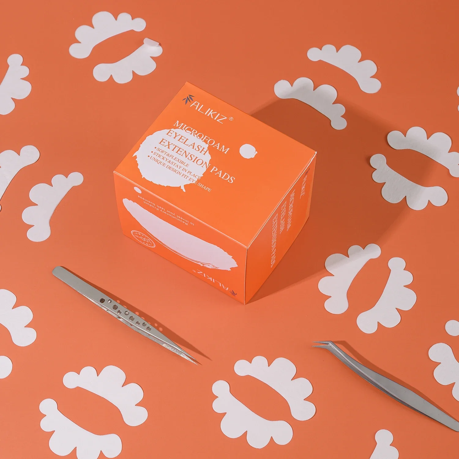 속눈썹 밑 패드, V 모양 아이 패치, 속눈썹 익스텐션 용품, 보푸라기 없음, 속눈썹 연장, 리프트 래쉬 스티커, 100 개 