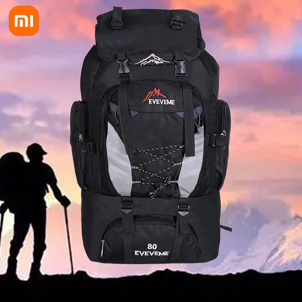 

MIJIA Outdoor Backpack Leisure Sports Backpack 80L Ultra Lightweight Hiking Backpack Nylon Travel Mountaineering Bag