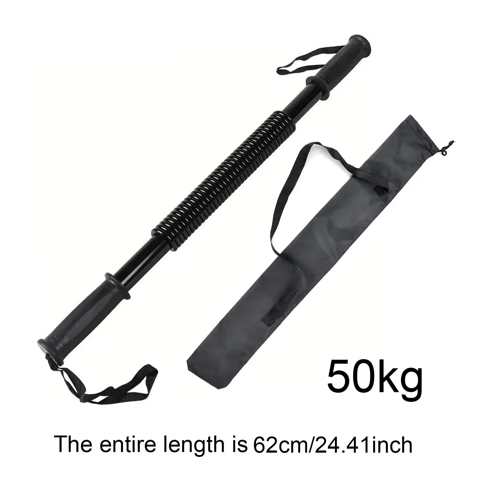 Spring Power Twister Bar Chest Expander Workout Equipment Hand Gripper Strength Training Chest Builder for Women Men Heavy Duty