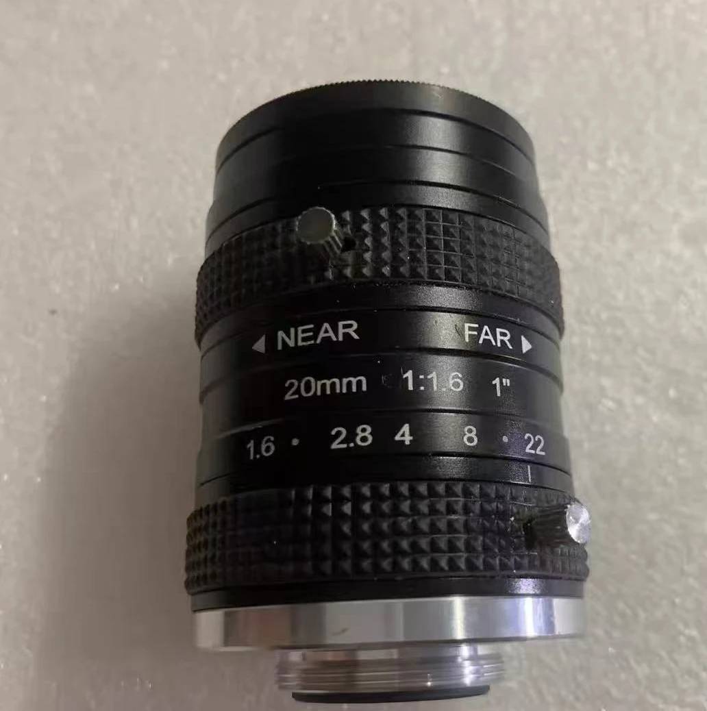 감시 렌즈 고화질 10MP C 마운트 1인치 센서 F1.6 산업용 카메라 렌즈 16mm 20mm 25mm 상태 양호