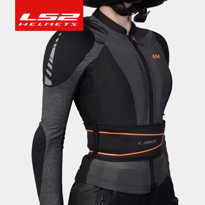LS2 MJ141 armor motorcycle racing riding wear Spring summer men's and women's soft armor CE fall protection motorcycle jacket motocross gear set motorcycle knee brace motorcycle protector