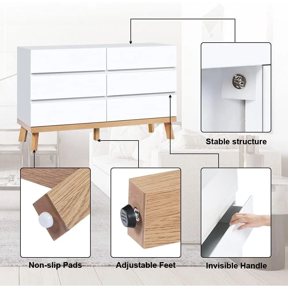 Makeup Vanity Table With Mirror Make Up Woman Dressing Table for Bedroom White Dresser Furniture Chest of Drawers in the Bedroom