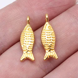 Jewelry Materials Fish Charms Diy Ornaments 10pcs