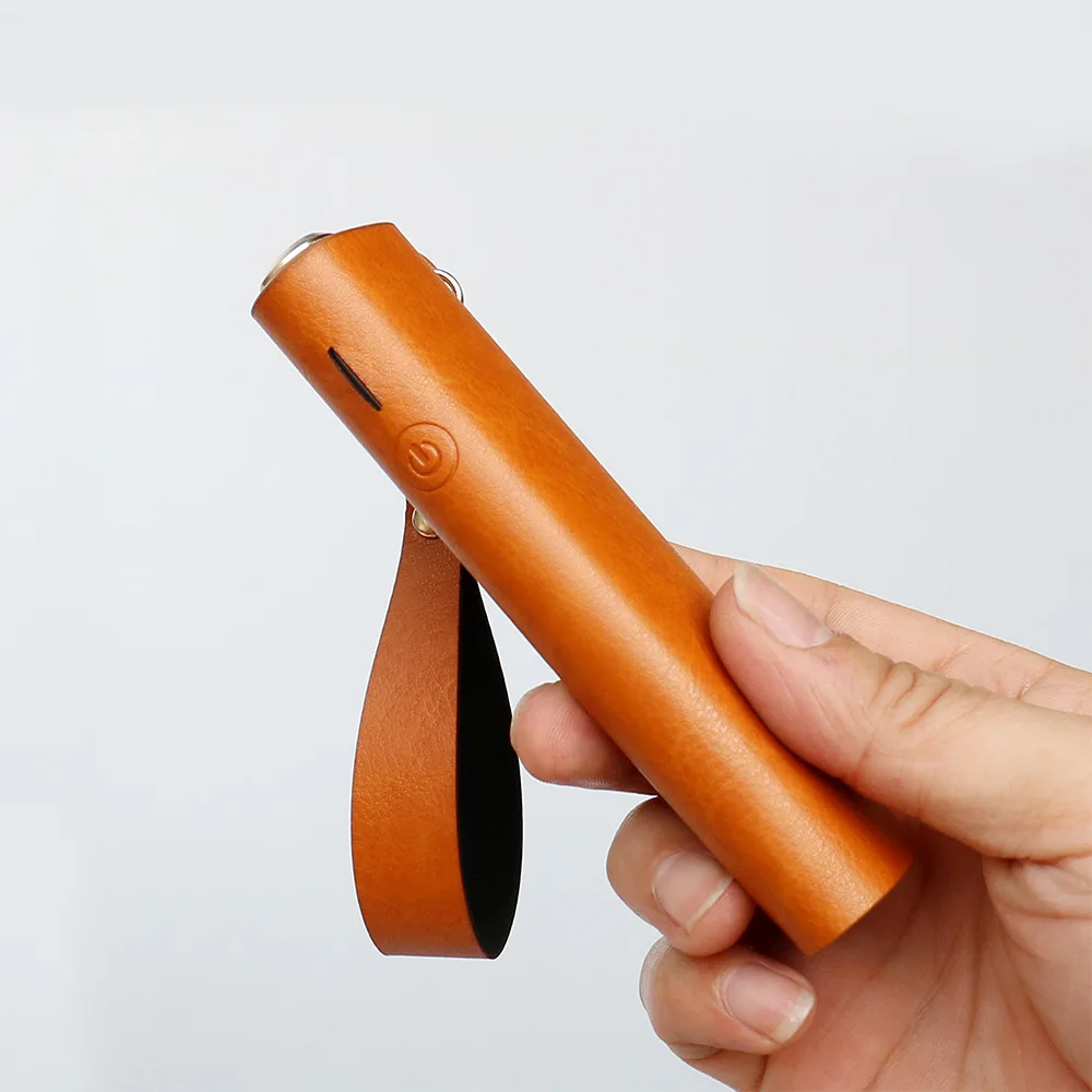 QOS ILLUMA ONE용 끈이 있는 가죽 케이스 IQOS Illuma i One 액세서리용 스킨 전자 담배 커버 미끄럼 방지 그립