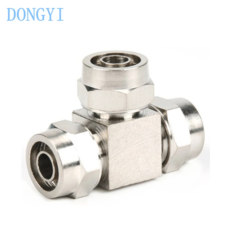 Фото Quick Connector Quick Screw T Type Tee PE KNPE PE04 PE06 PE08 PE10 PE12 PE14 PE16 №1