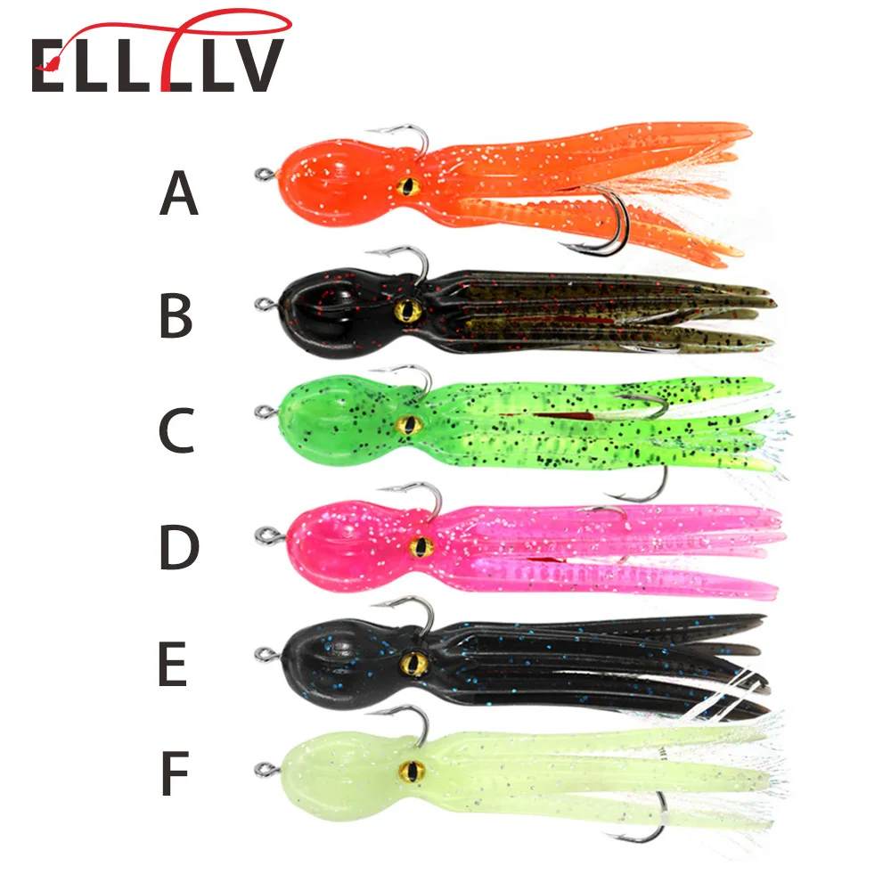 Ellllv 5pcs/set Carolina Rig Kit for Bass Fishing Bullet-Weights