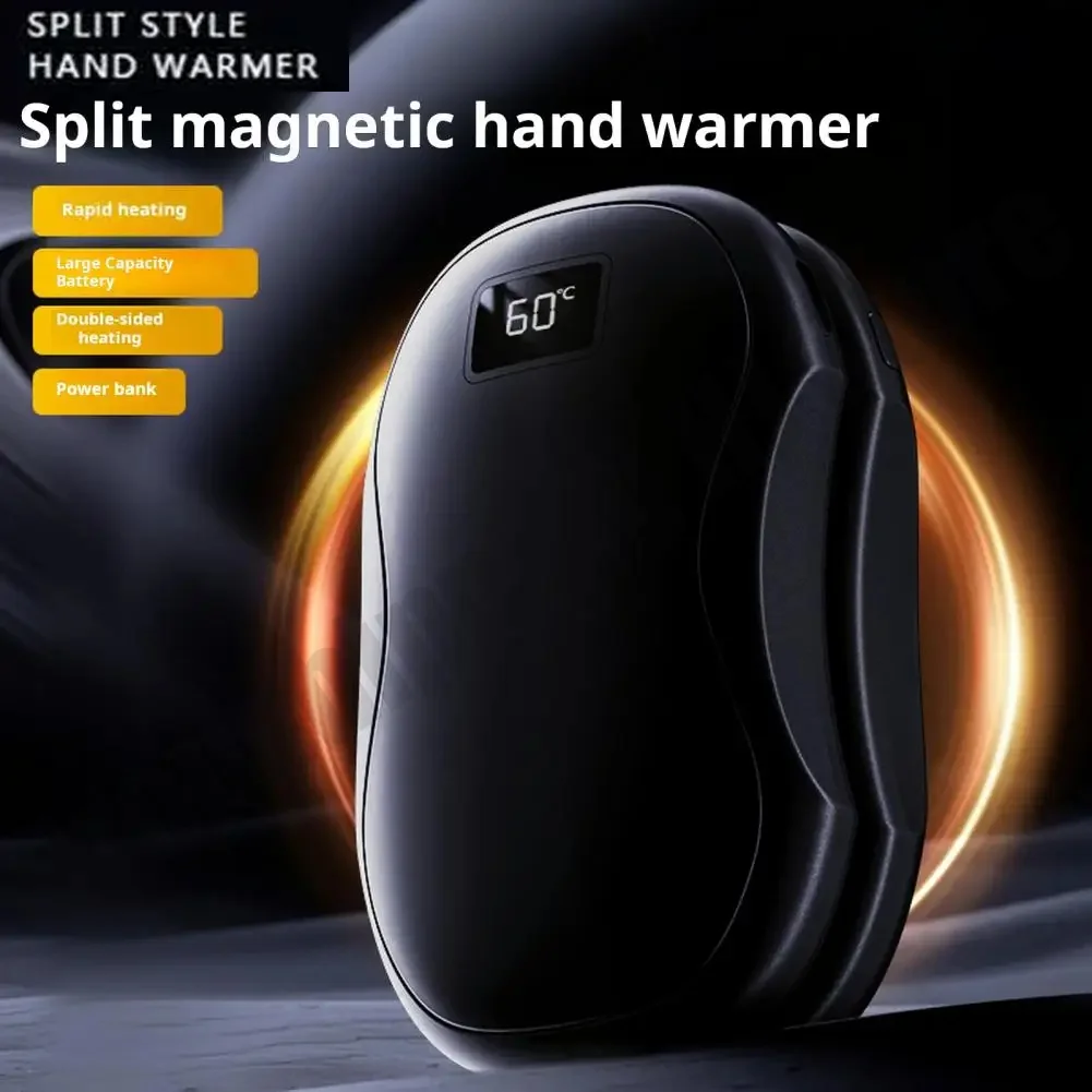 Xiaomi Hand Warmer With Capacity Digital Display Fast Heating Double Side Warmth Portable Hand Warmer For Winter Outdoors Hiking 3