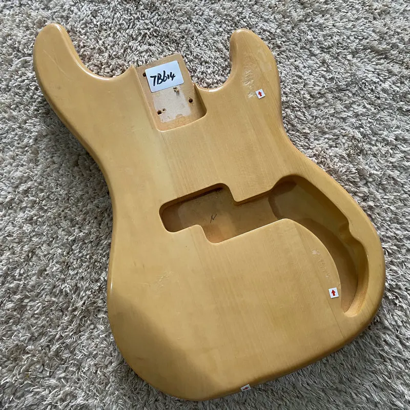 Mini Travel Children Precision Bass Incompiuto Bass Guitar Body Natural Solid Tiglio Fai Da Te E Sostituzione Tb614