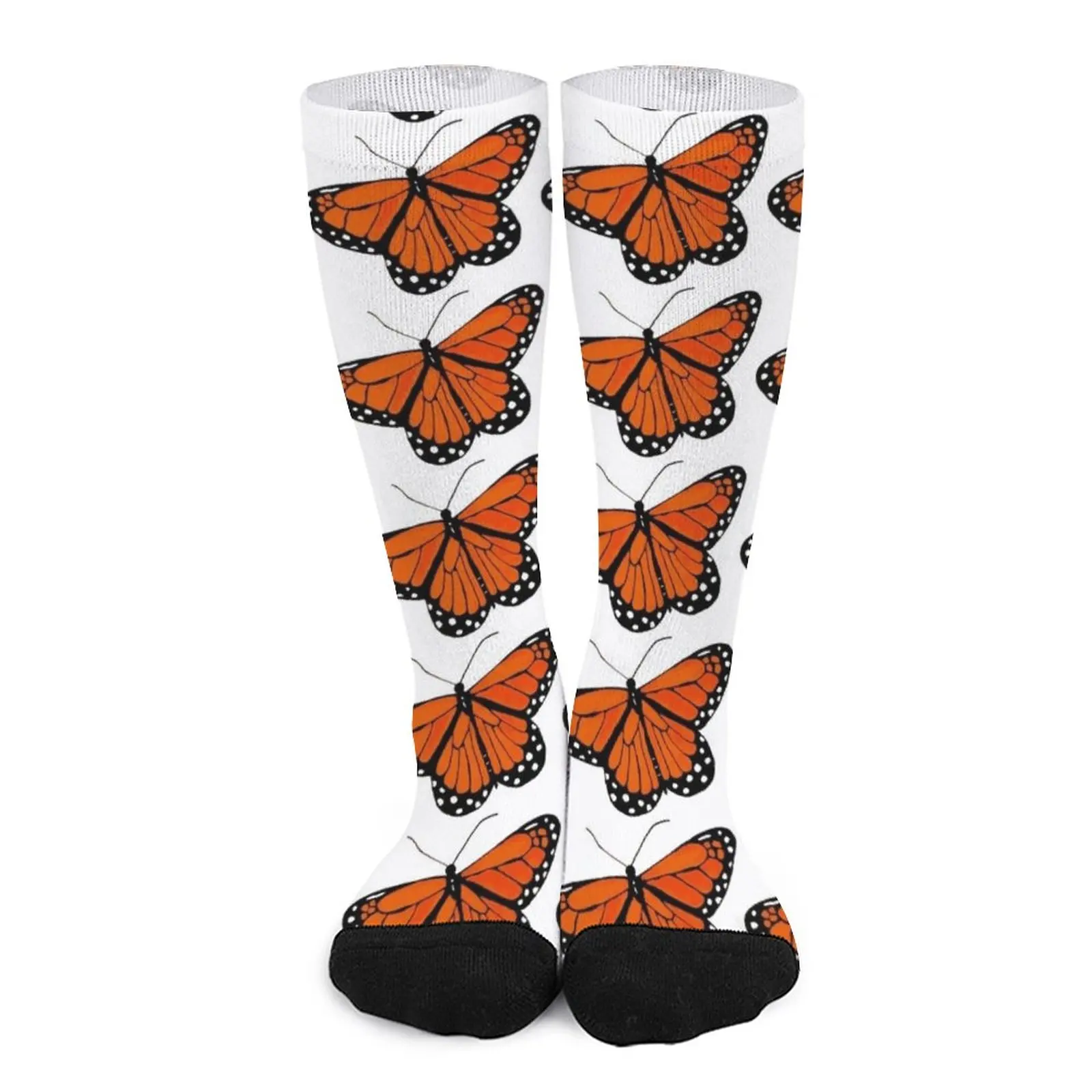 Orange wings, black stripes, and white dots Socks new in Men's socks Lots cool socks