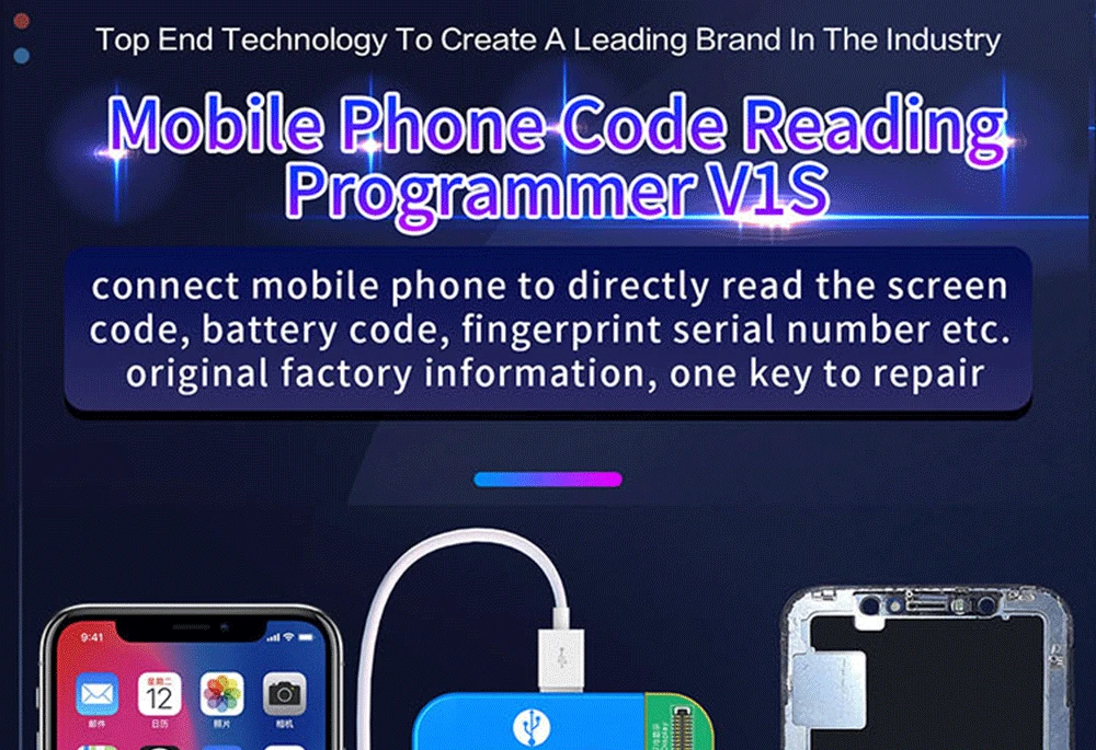 auto body repair kit JC V1S Programmer for iPhone 7 8 X XS MAX 11 12 Series Battery Photosensitive Original Color Touch Shock Fingerprint ProgrammerJC JCID V1SE Battery Repair Flex Cable Repair Programmer Battery Read&Write Remove Error Health Warning for iPhone 11-13 ProMax best drill for home use