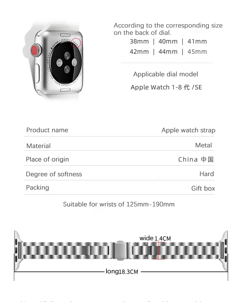 Women Strap For Apple Watch Ultra 6 7 8 Band SE 49mm 44mm 40mm 41mm Slim Stainless Steel Bracelet For iWatch 3 42mm 38mm Strap