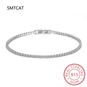 Pulseras de diamantes de moissanita de imitación 2