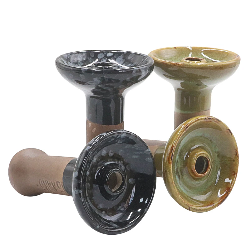 Color Glaze Hookah Bowls Ceramic Shisha Tobacco Holder Oblako Chicha Sheesha Narguile Wate Pipe Cachimba Somking Accessories