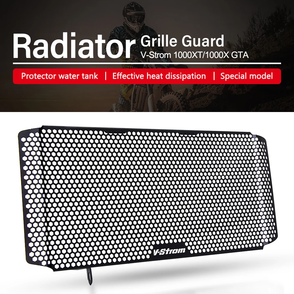 

For SUZUKI DL1000 V-Strom V-Strom1000 DL 1000 VStrom VStrom1000 2013 - 2020 Motorcycle Radiator Grille Guard Grill Cover Protect