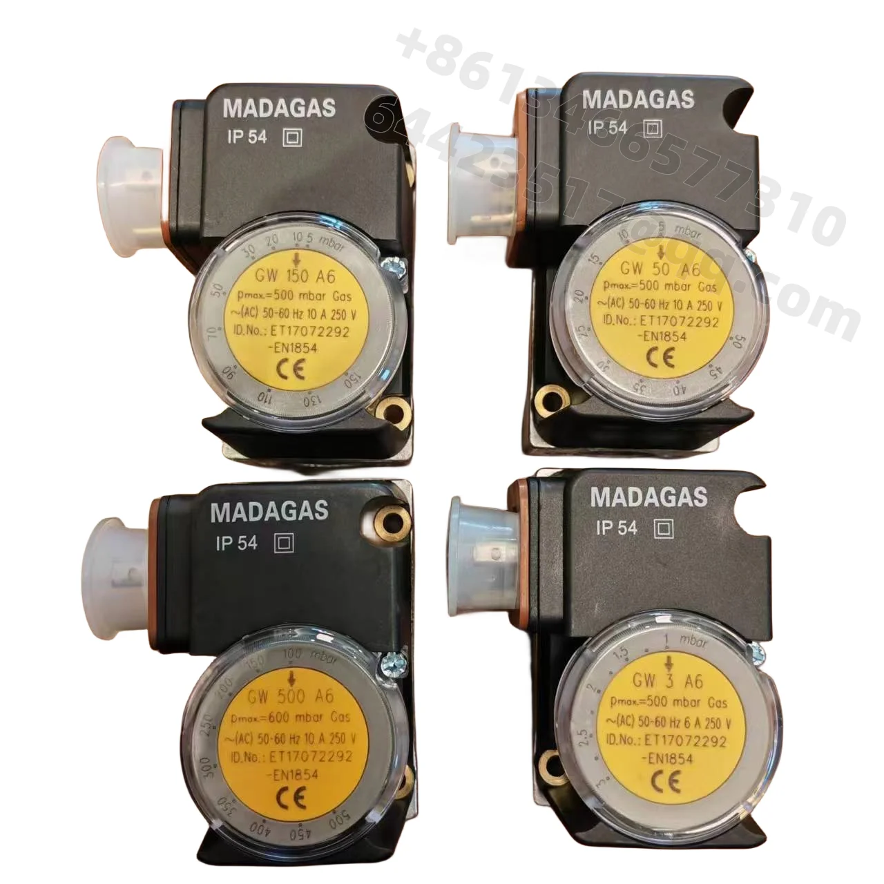 Gas Pressure Switch GW3A6 GW50A6 GW150A6 GW500A6