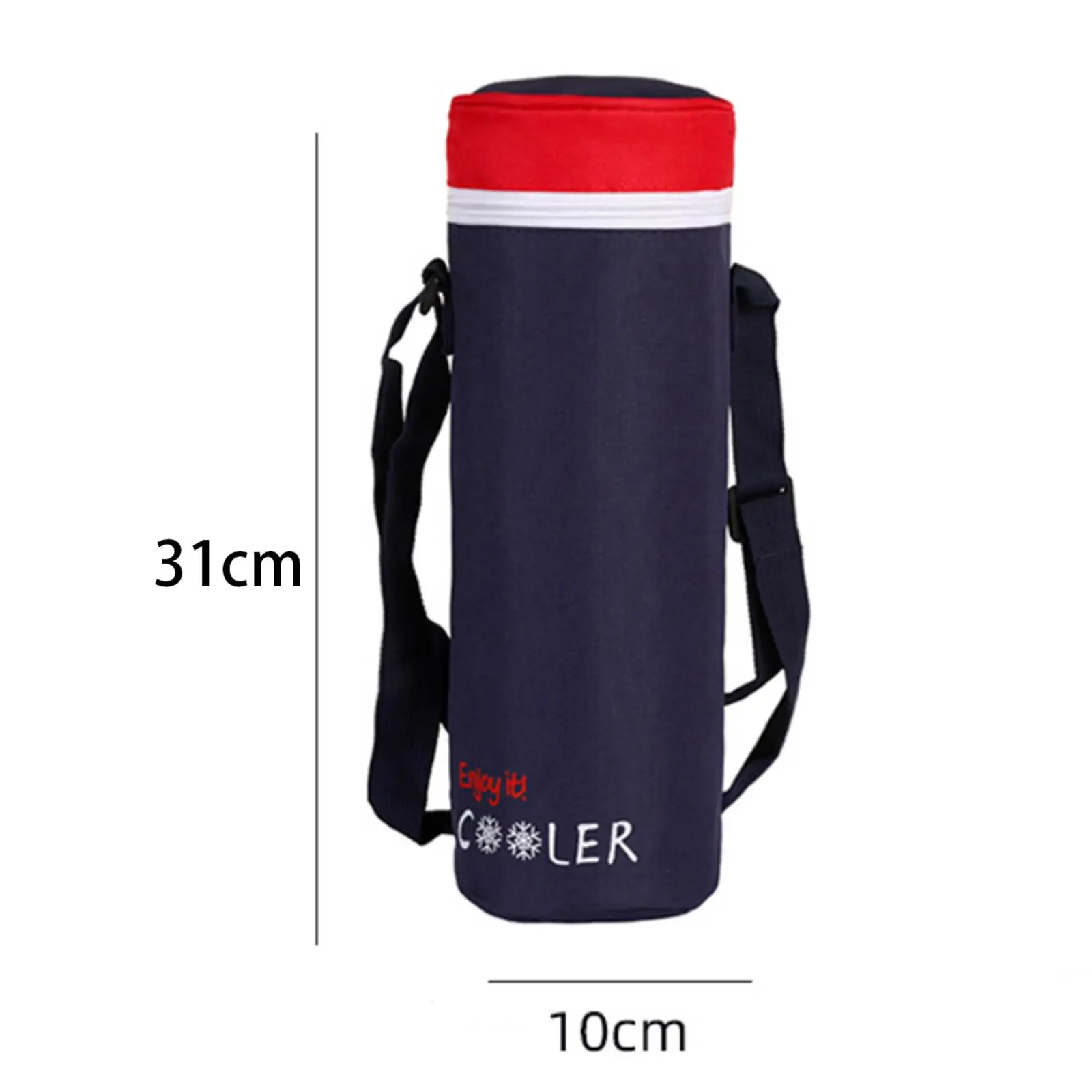 Insulated Water Bottle Carrier Bag Cooler Bag Outdoor Bottle Holder Case