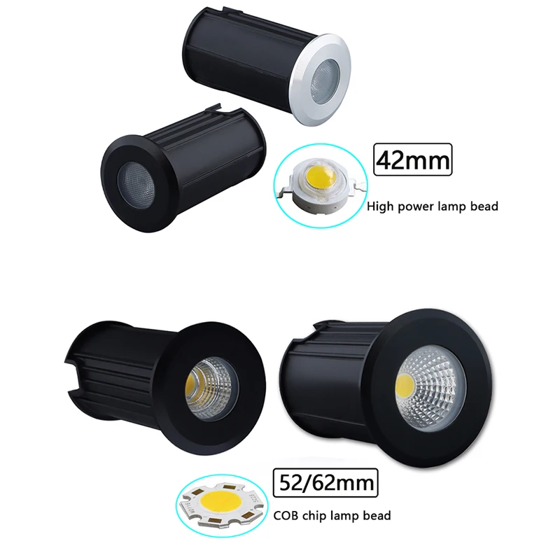 LED Underground light 10PCS 1W3W5W COB Floor Lamp Outdoor IP67 Ground Spot Landscape Garden Square Path Buried Yard 110V220V 12V led underground light